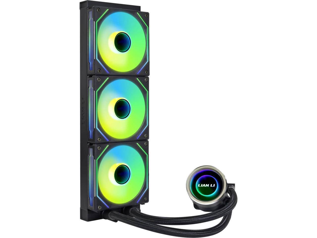 Alt View 9. Lian Li - LIAN LI Galahad II Trinity SL-INF 360 GA2T36INB Liquid / Water Cooling - Not specified.