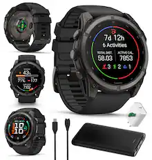 GARMIN
FENIX 9 SAPPHIRE 51MM TITANIUM
09-3810
50
60
7d 12h
6 Activities
STAMINA 43% ////////////// POTENTIAL BPM 71% 177
HARD ZONE 7:02
TOTAL DIST. ACTIVE CAL. 58.03 7853
40 3 2 1 0
GARMIN
20
GalseN
SHTWTF AUS 01 .. 100% 10 FENIX 38 10 3428 ALT dis 15000 G Sunce
6'AINE