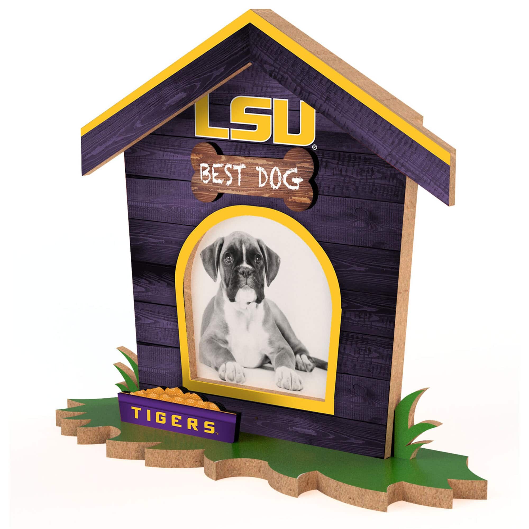 Fan Creations - LSU Tigers Dog House Photo Frame - Multicolor price history on PriceWatchPro
