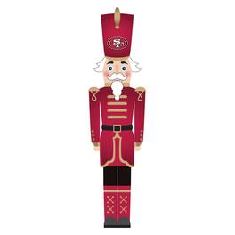 Fan Creations - San Francisco 49ers 46" Nutcracker Leaner - Multicolor