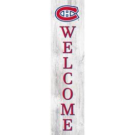 Fan Creations - Montreal Canadiens 48'' Welcome Leaner - Multicolor