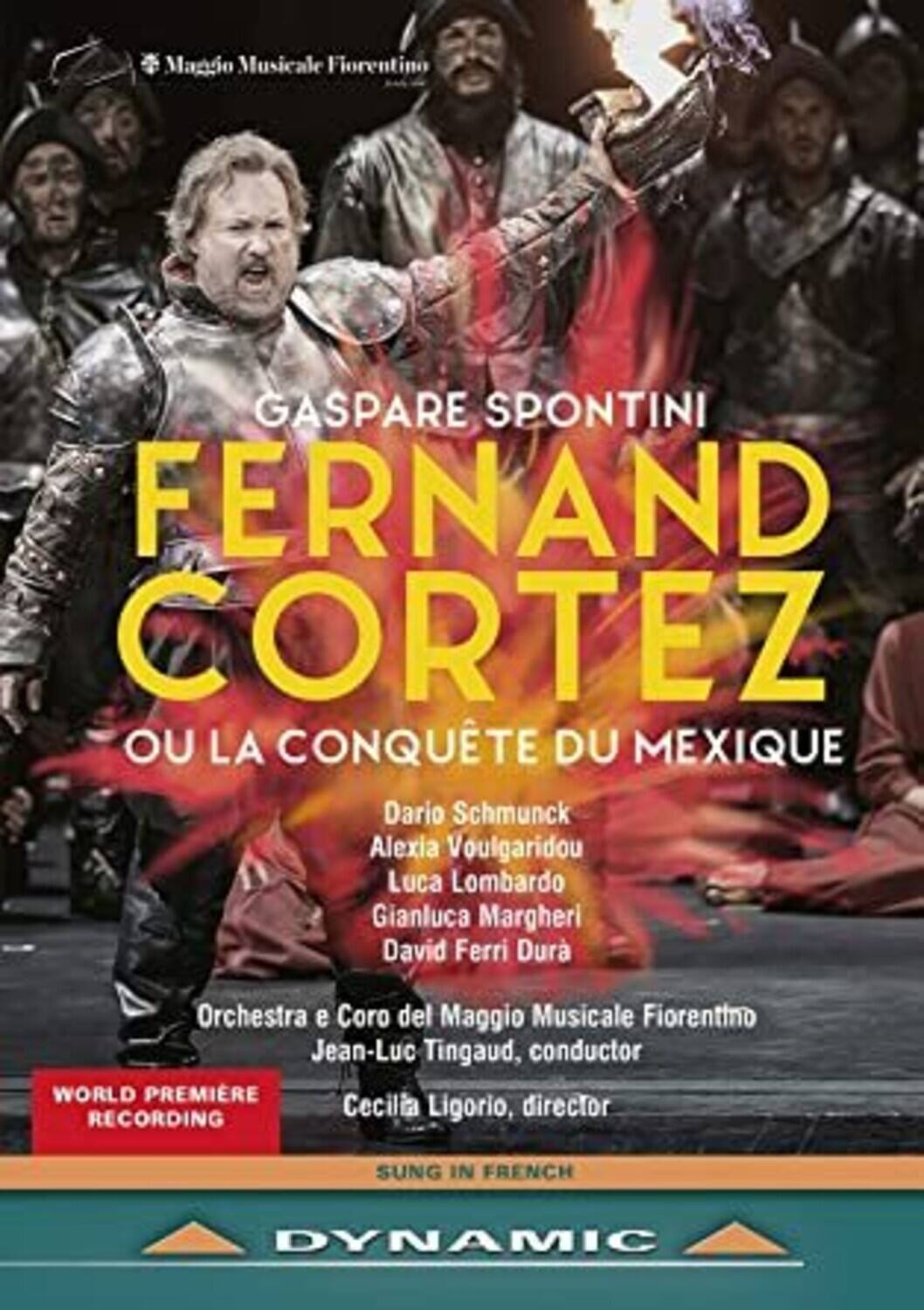 Front. Orchestra E Coro Del Maggio Musicale Fiorentino  Tingaud - Fernand Cortez   - DVD.