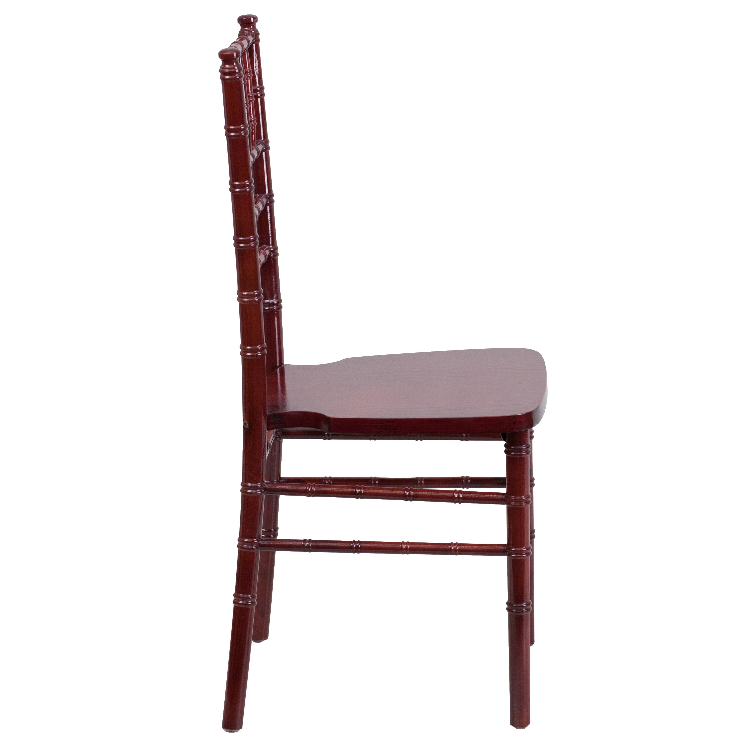 Alt View 6. Emma + Oliver - Wedding & Event Wood Chiavari Dining Chair - Mahogany.