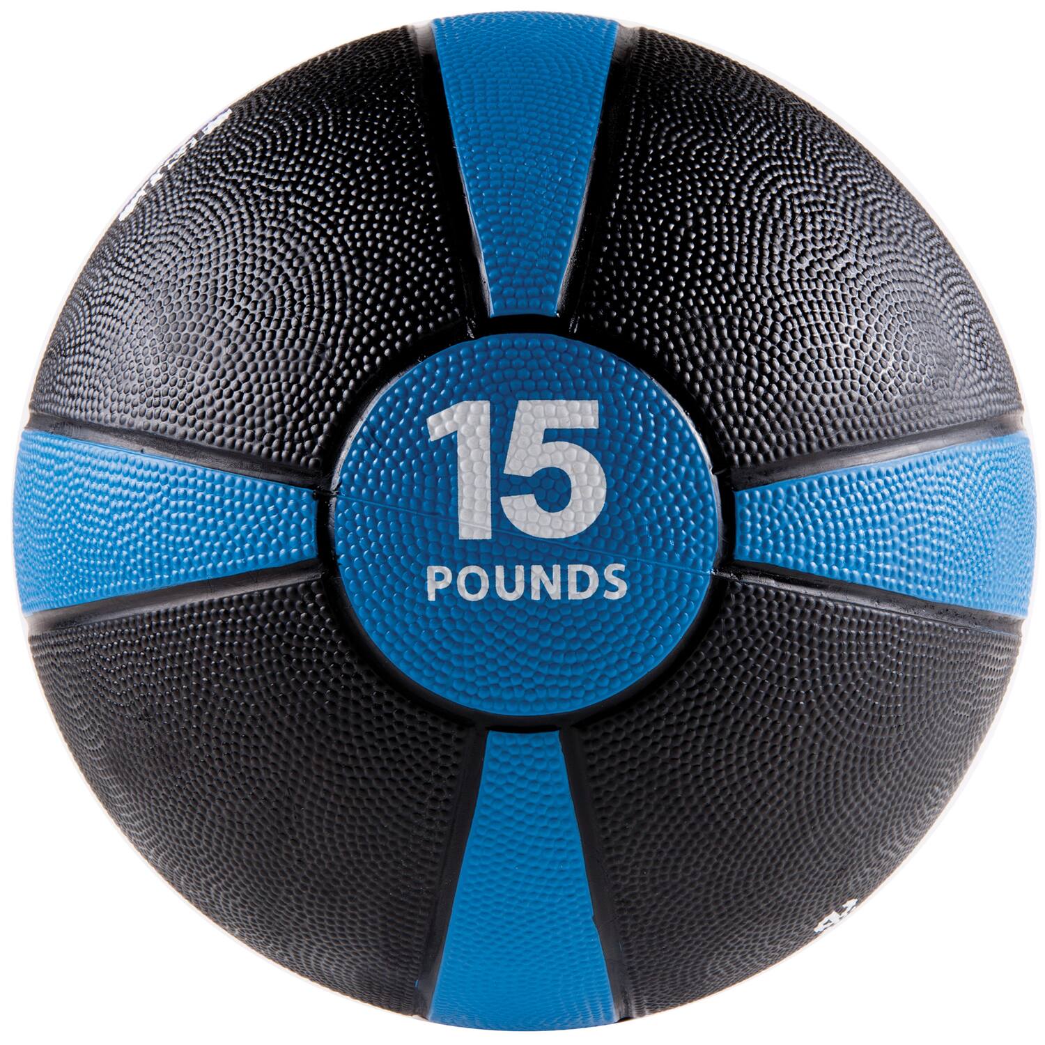 GoFit - Medicine Ball 15 Lbs - Blue