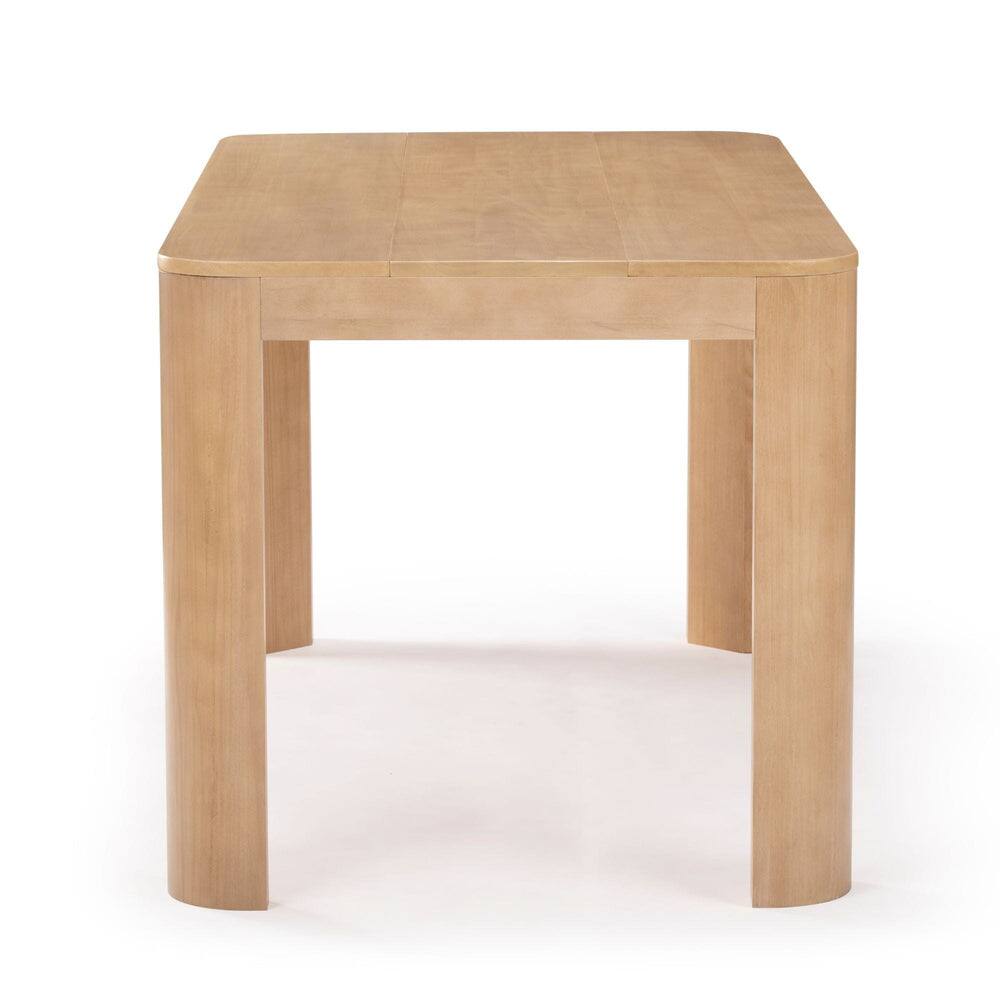 Alt View 2. Plank+Beam - Contour Dining Table (72in / 1830mm), Blonde - Blonde.