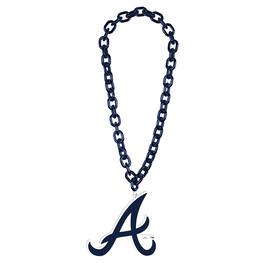 WinCraft - Atlanta Braves Big Chain Logo Necklace - Multicolor