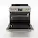 Back. Induction Hardware - Professional 36 Inch Induction Range with Convection Oven & Air Fry, 5 Burner Electric Stove, Pizza Stone - Stainless Steel.
