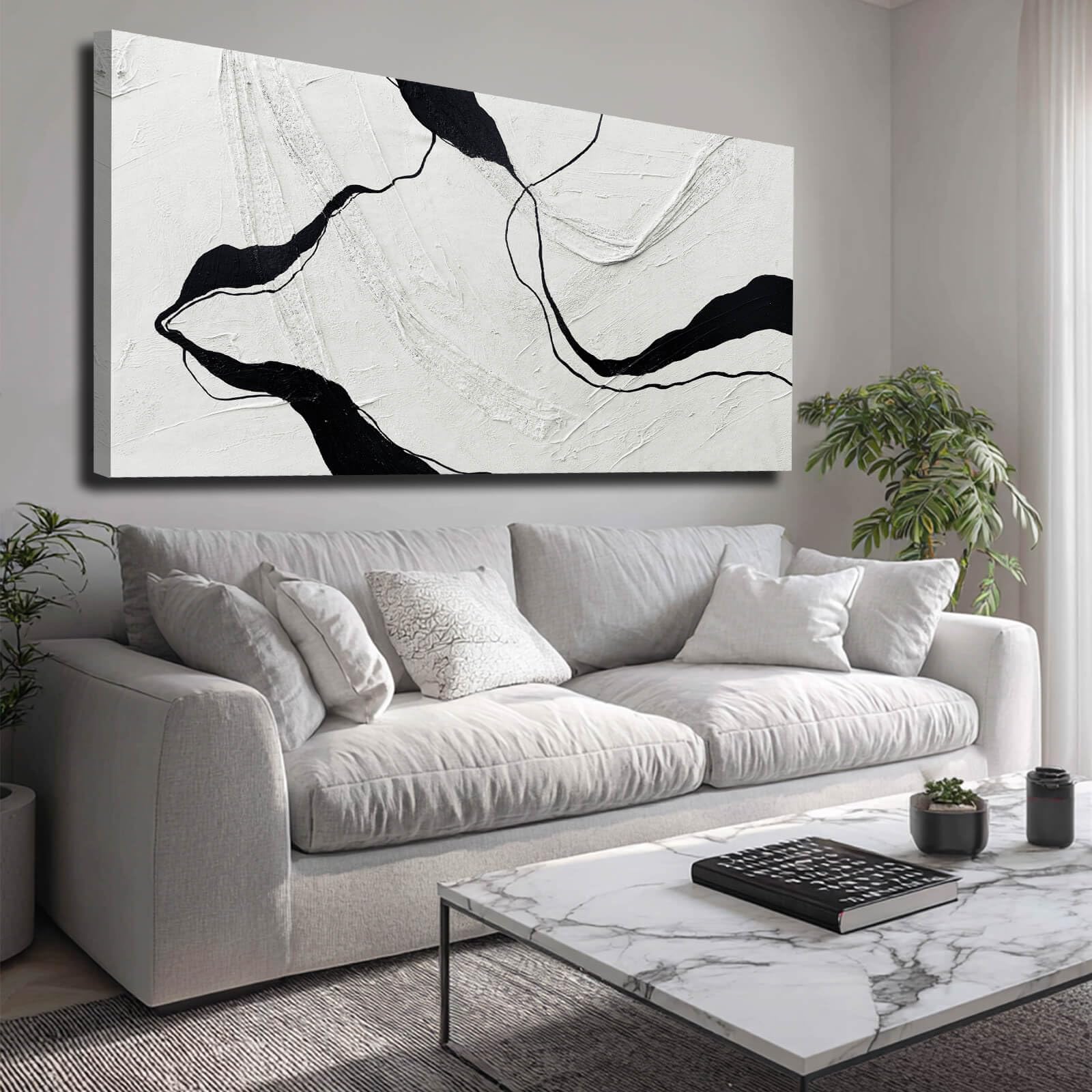 Front. Refined Abode Design - Buddha Canvas Wall Decor White Lotus Painting Art And Grey Picture Prints Zen For Dining Room Modern Artwork.
