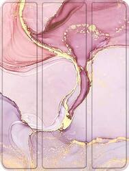 SaharaCase - Marble Series Folio Case for Apple iPad Pro 11" (2nd, 3rd, and 4th Gen 2020-2022) - Pink Marble - Front_Zoom