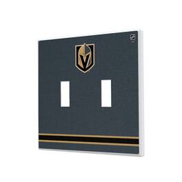 Keyscaper - Vegas Golden Knights Double Toggle Lightswitch Plate - Multicolor