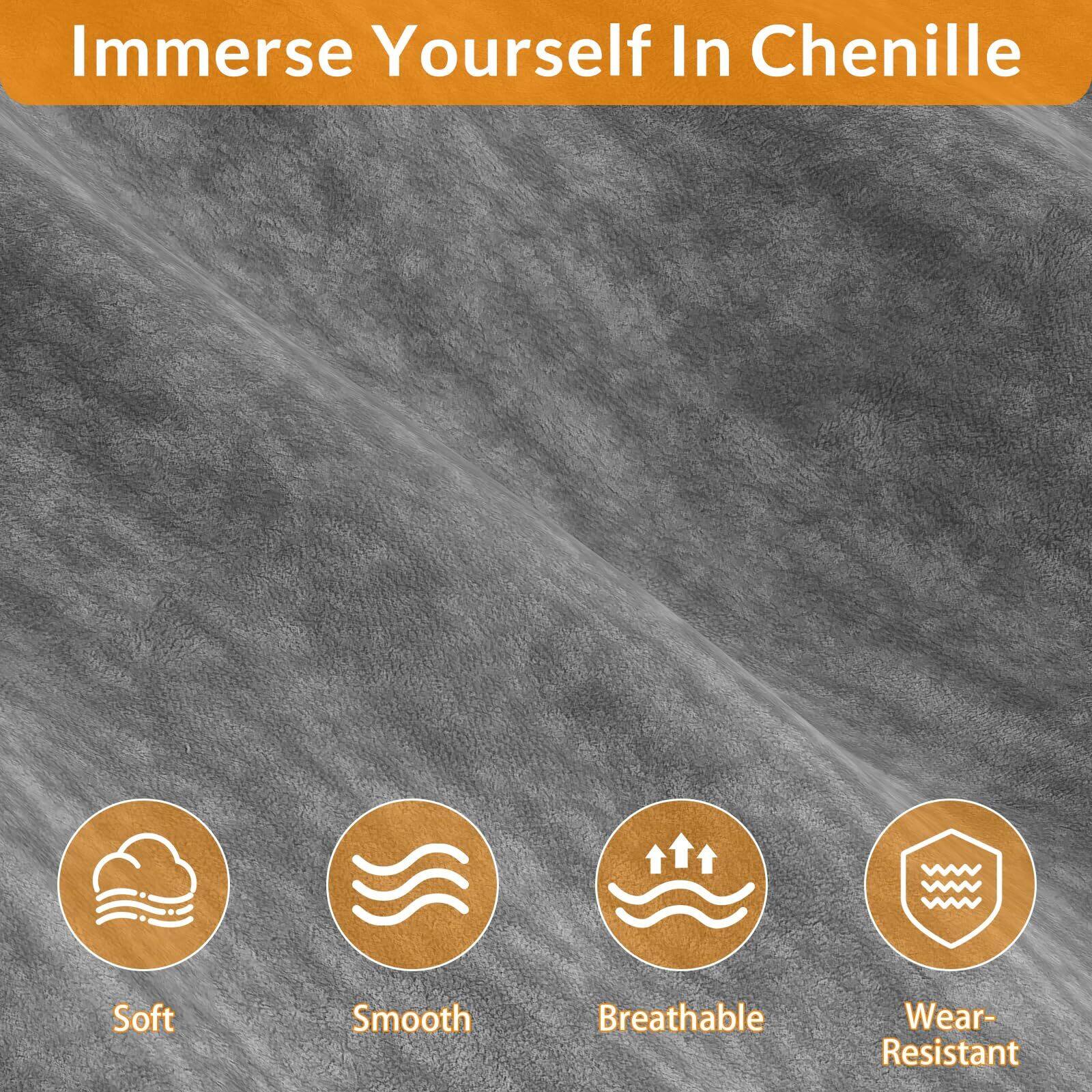 Immerse Yourself In Chenille

- Soft
- Smooth
- Breathable
- Wear-Resistant