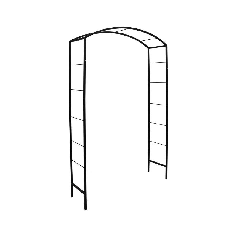 Front. Pro Link Techs - STEEL GARDEN ARCH ARBOR CLIMBING - Black.