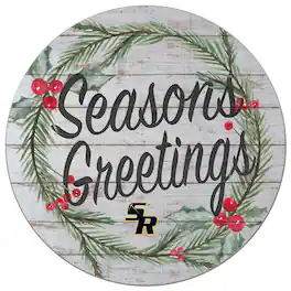 Jardine - Saint Rose Golden Knights 20'' x 20'' Season's Greetings Circle - White