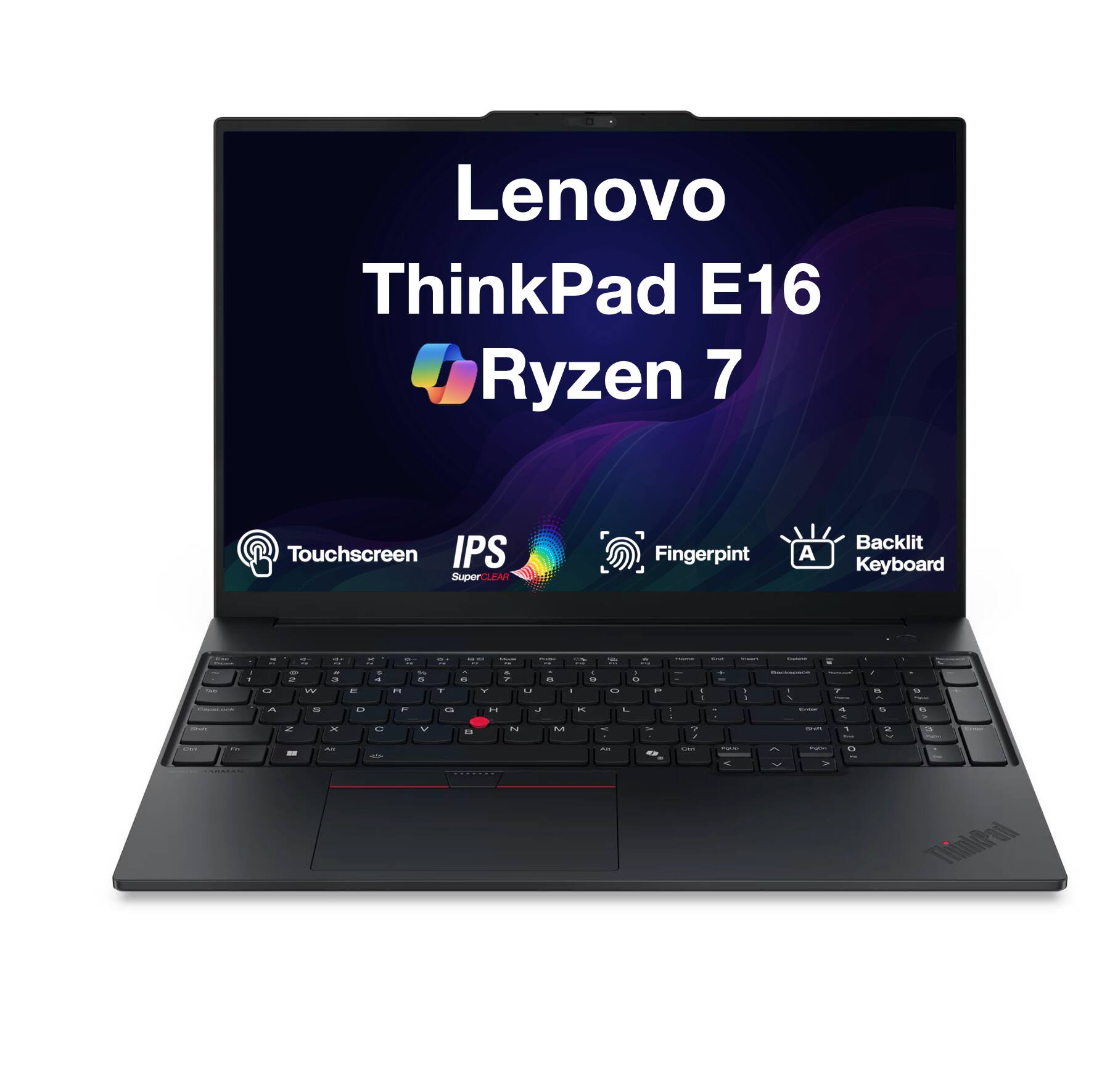 Lenovo ThinkPad E16 Ryzen 7 Touchscreen IPS SuperCLEAR Fingerprint A Backlit Keyboard