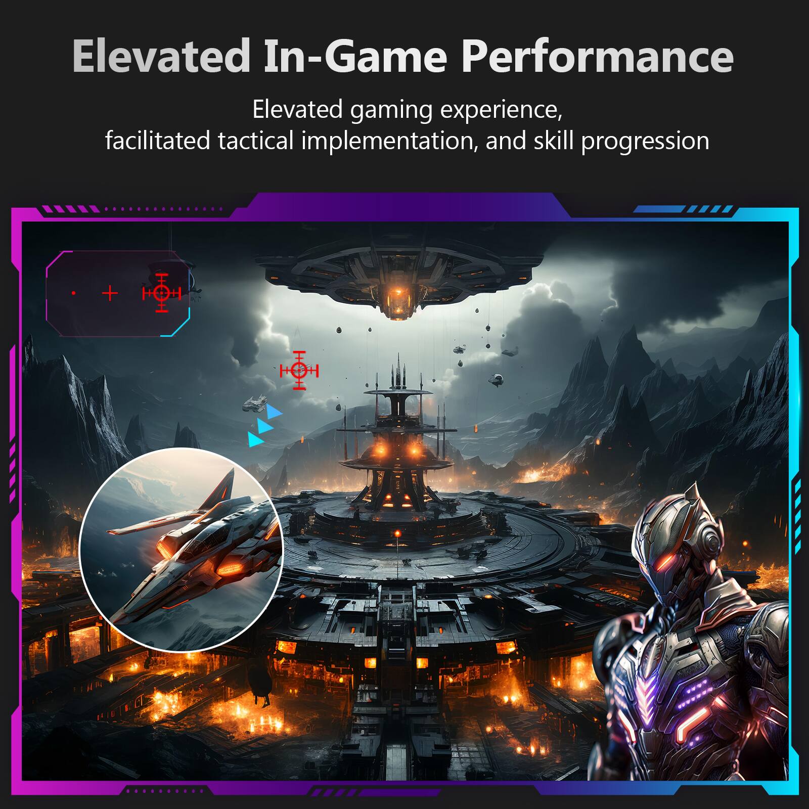 Elevated In-Game Performance

Elevated gaming experience, facilitated tactical implementation, and skill progression