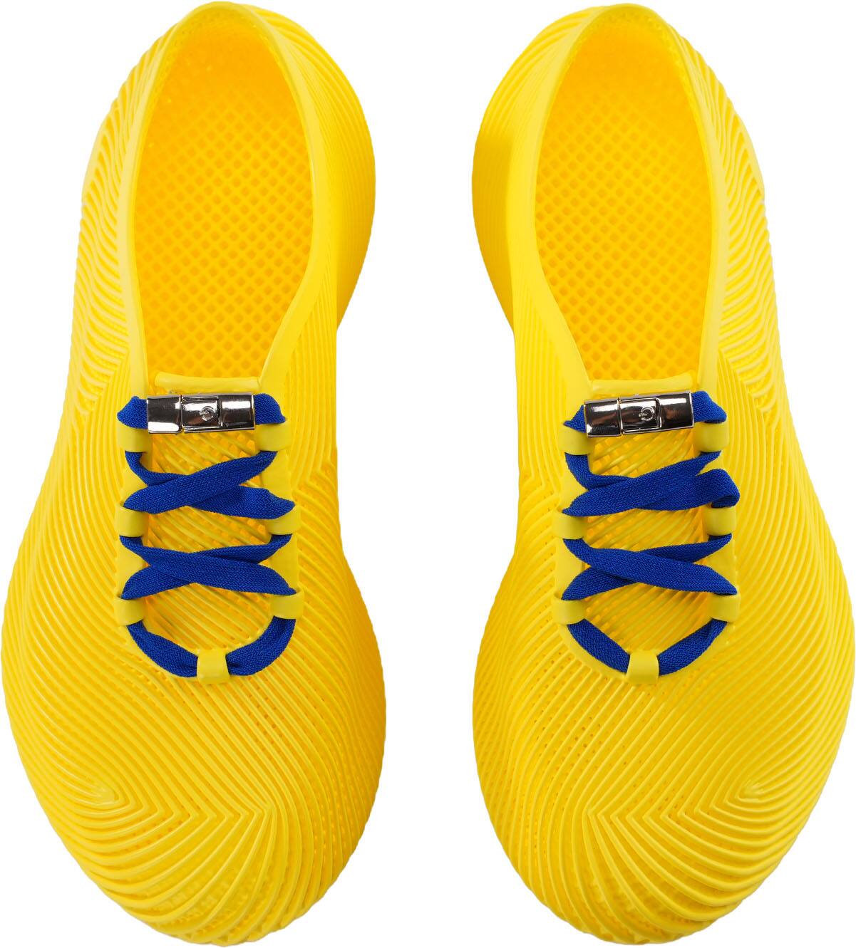 Alt View 1. Nexbie - Nexbie - Aeroraise 3D Printed Sneakers - Best Buy 60th Anniversary - Yellow.