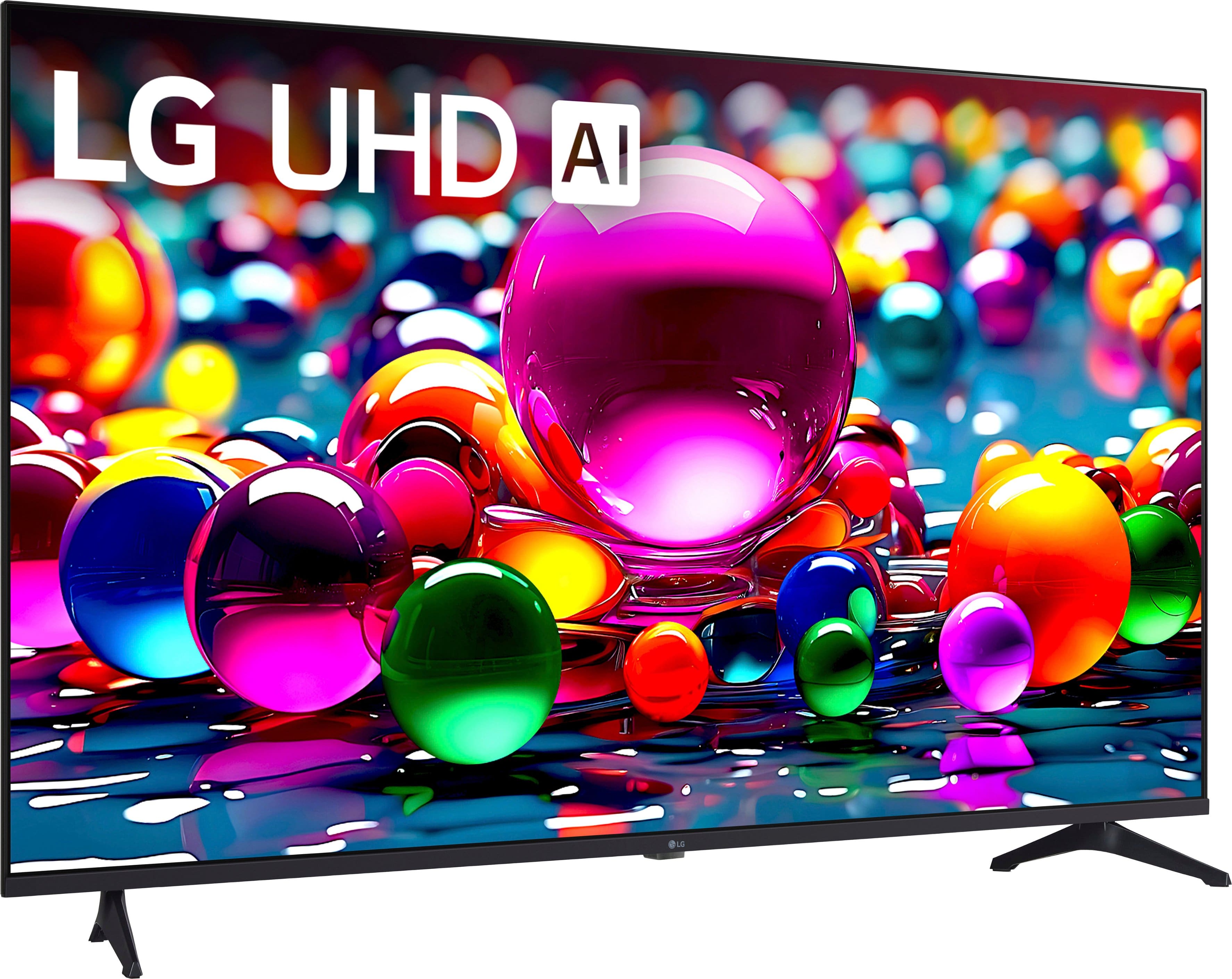 Back. LG - 55” Class UA77 Series LED AI 4K UHD Smart webOS TV (2025).