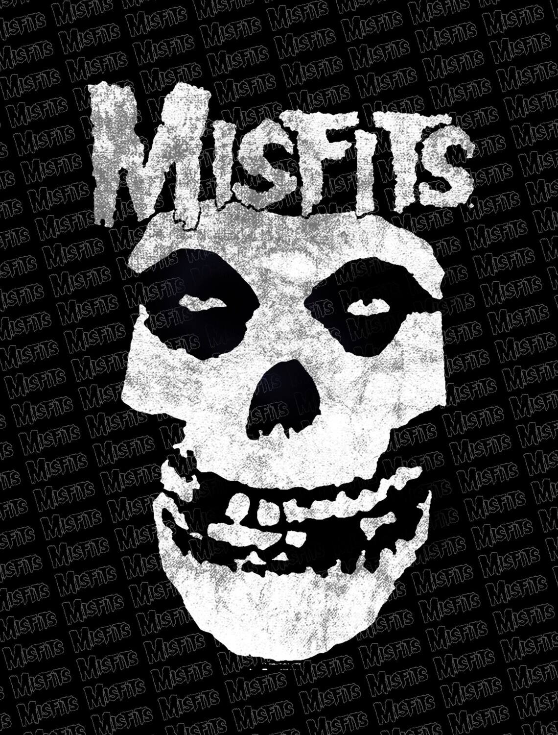 PopMarket - Misfits - Rocksax - Misfits - Sherpa Fleece Throw - Fiend (50 in x 60 in) - Multicolor