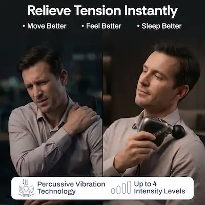 Miko Pulse Go Portable Massage Gun with Adjustable Intensity and Interchangeable Heads for Targeted Muscle Relief Miko Pulse Go Portable Massage Gun with Adjustable Intensity and Interchangeable Heads for Targeted Muscle Relief