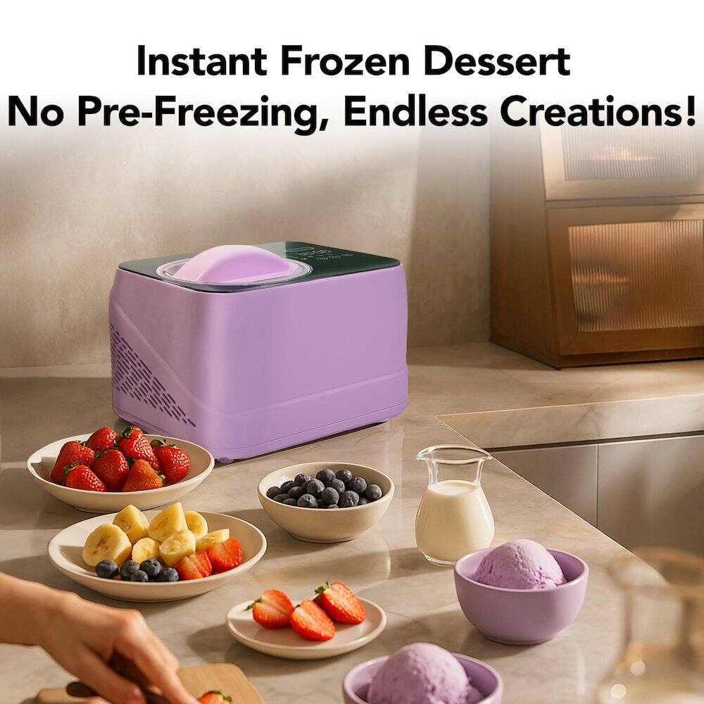 Instant Frozen Dessert  
No Pre-Freezing, Endless Creations!