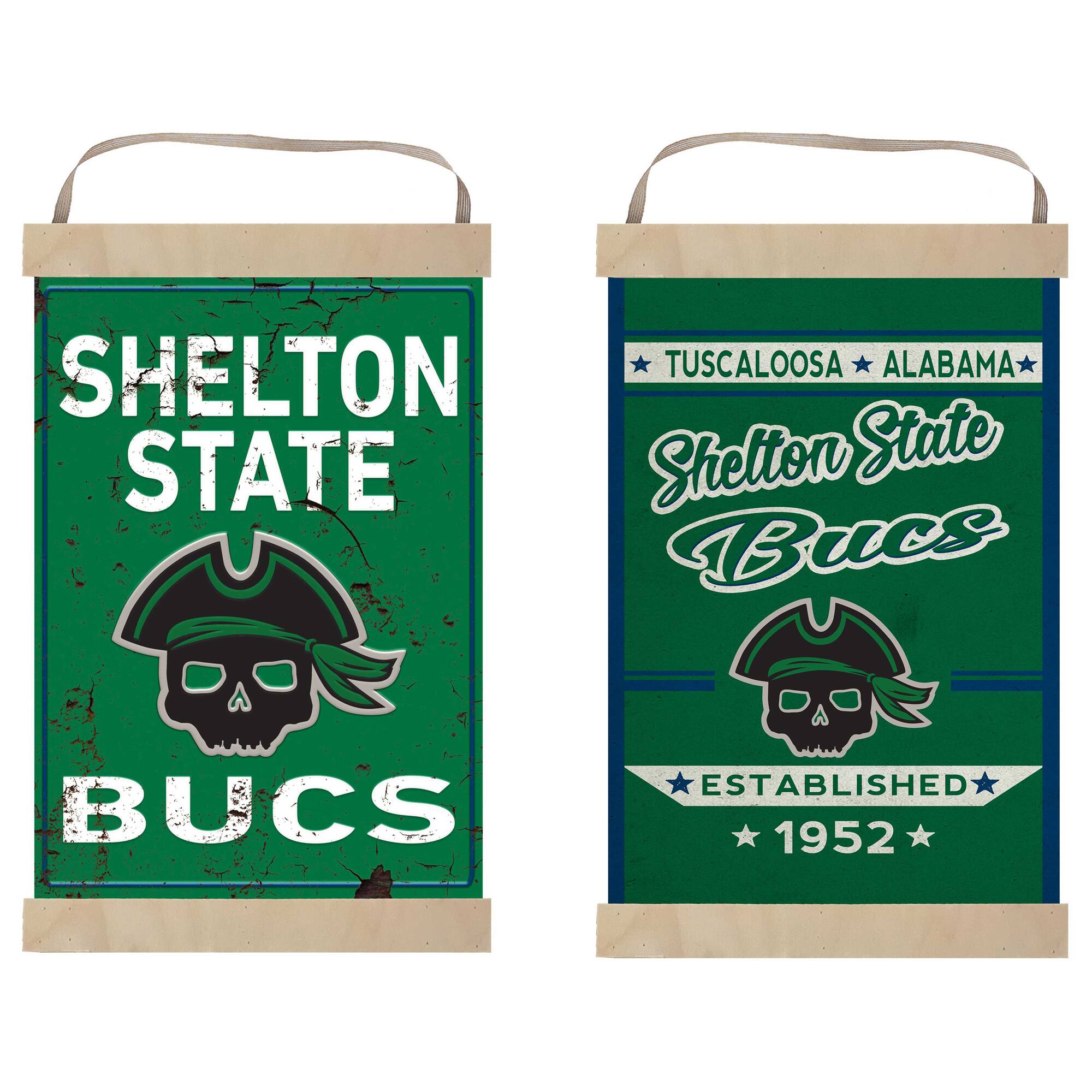 SHELTON STATE  
TUSCALOOSA ALABAMA  
Shelton State Bucs  
BUCS  
ESTABLISHED 1952