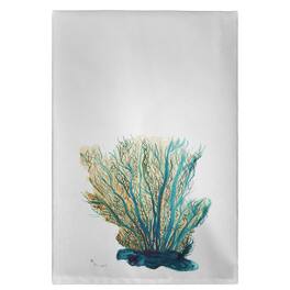 Betsy Drake - Blue Coral Guest Towel - Multicolored