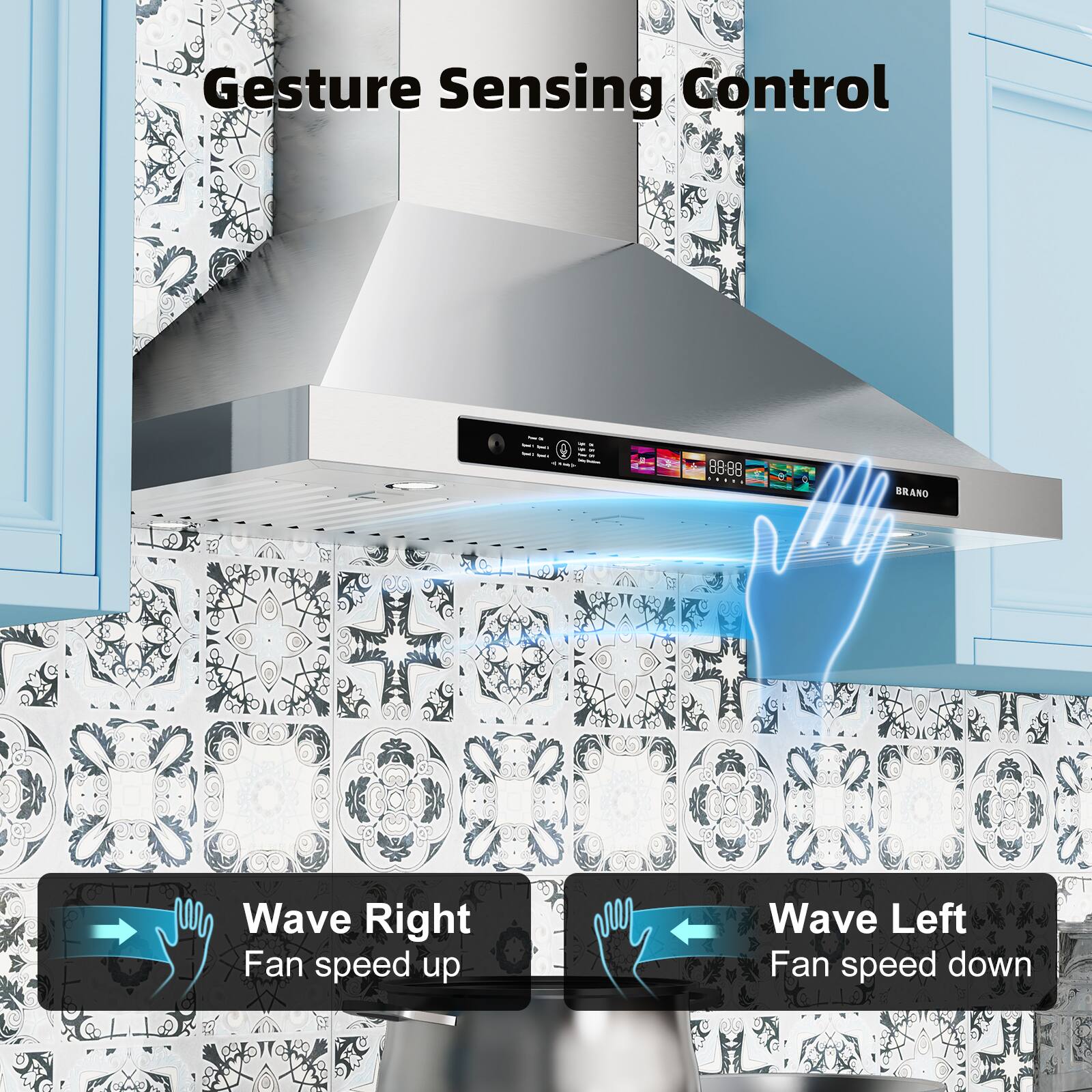 Gesture Sensing Control

Wave Right: Fan speed up

Wave Left: Fan speed down