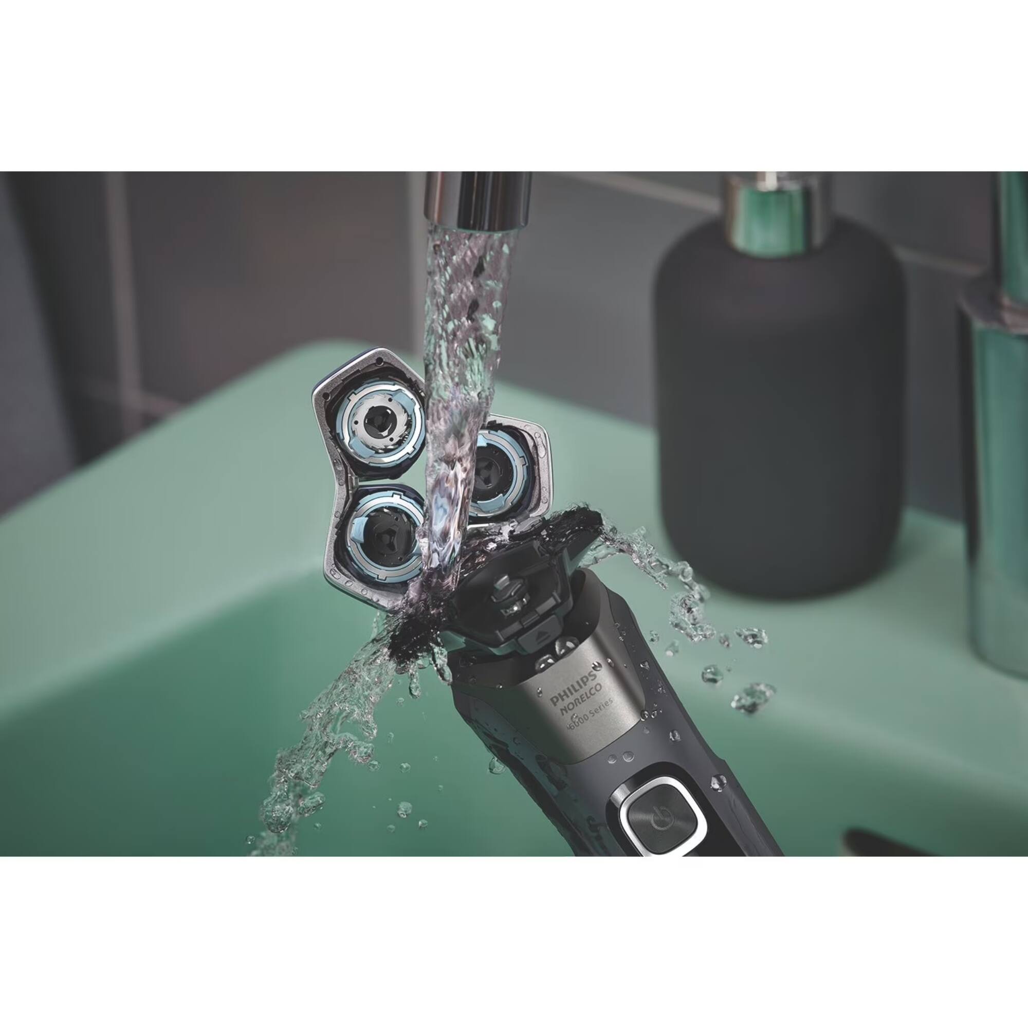 Alt View 3. Philips - Philips Norelco 6800 Series with SenseIQ Technology Wet & Dry Electric Shaver - S6800-90.