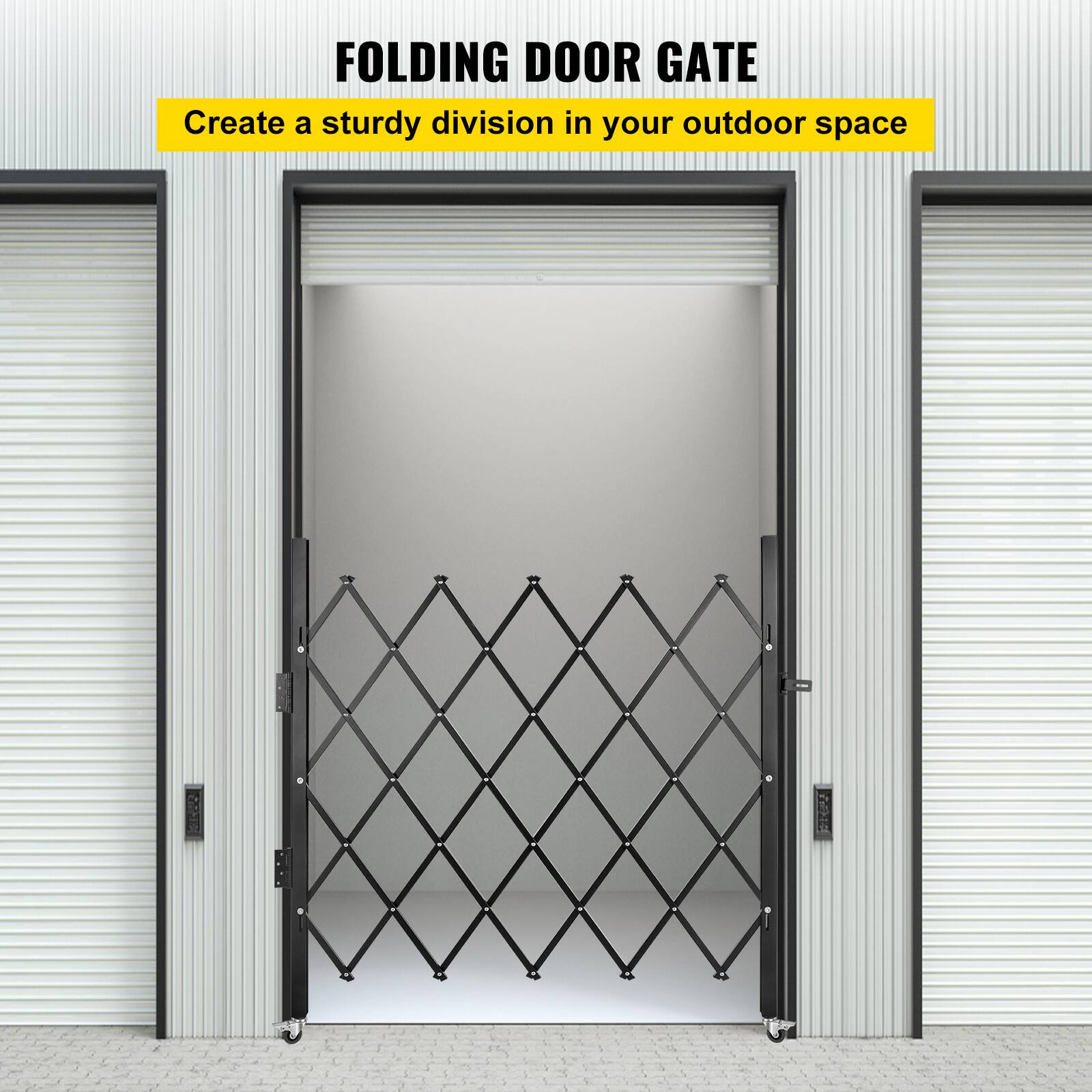 FOLDING DOOR GATE  
Create a sturdy division in your outdoor space