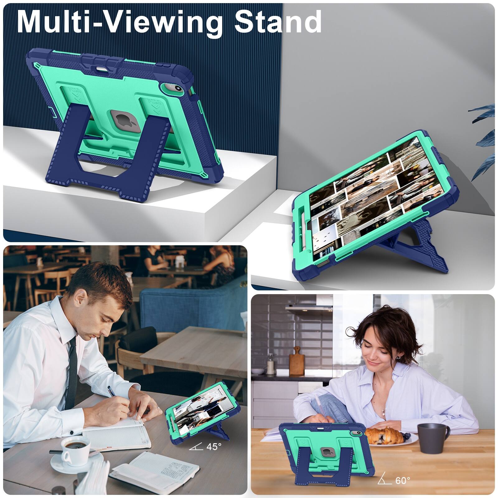 Multi-Viewing Stand

Push

A 45°

60°
