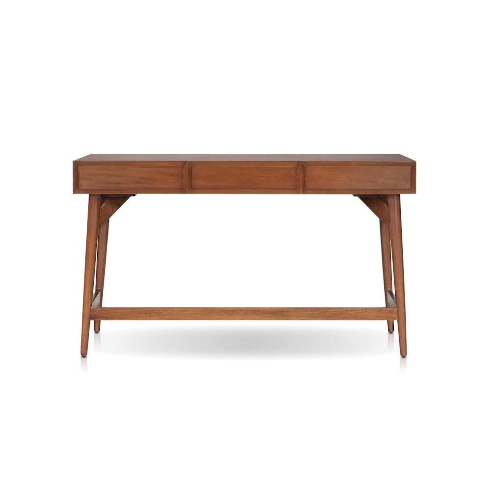 Back. Alpine Furniture - Flynn Large Desk - Chestnut.