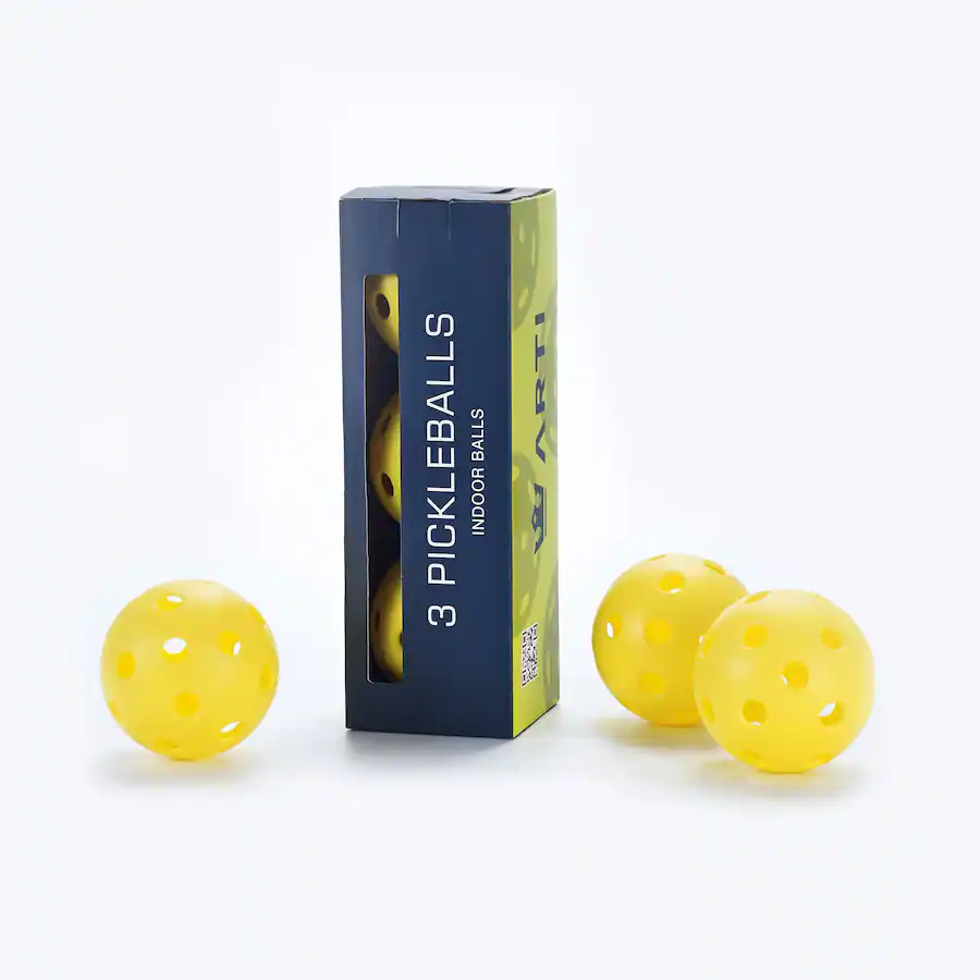 Yellow Packing Alert ARTI Indoor Pickleballs 3 Pack Yellow - Best Buy