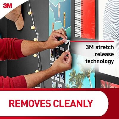 3M stretch release technology  
REMOVES CLEANLY