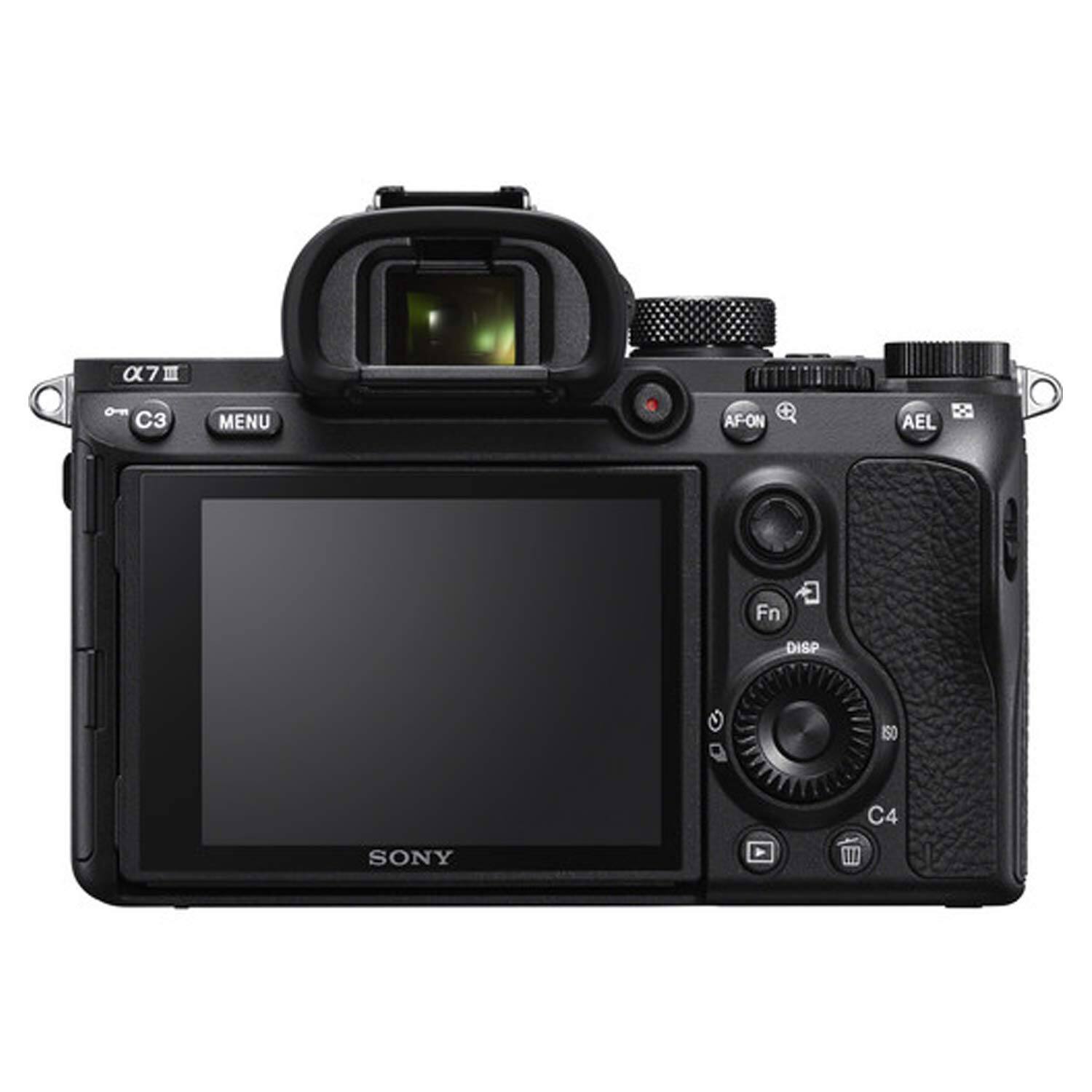 α7 III C3 MENU AF-ON AEL 5 Fn DISP 150 C4 SONY