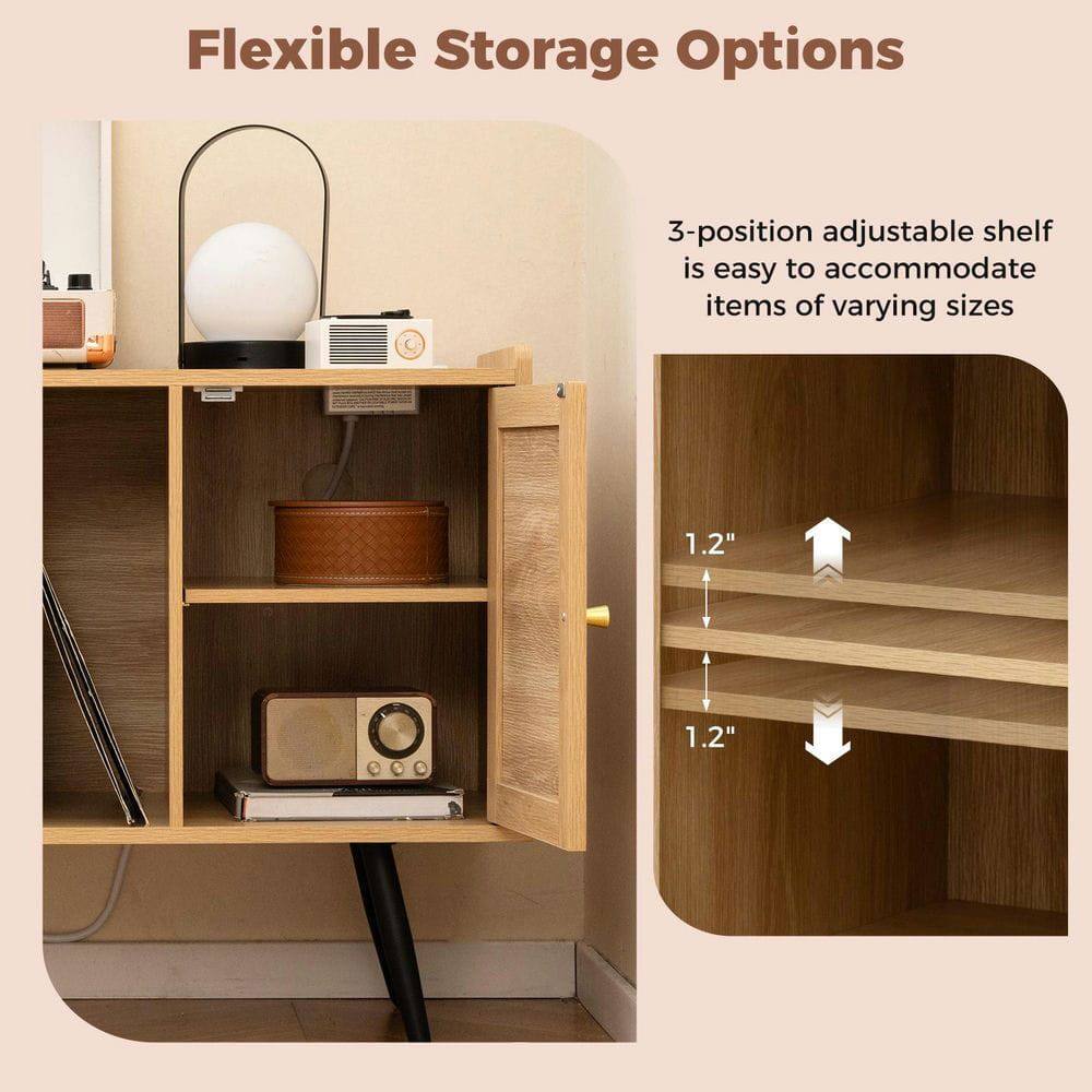 Flexible Storage Options  
3-position adjustable shelf is easy to accommodate items of varying sizes  
1.2"  
1.2"