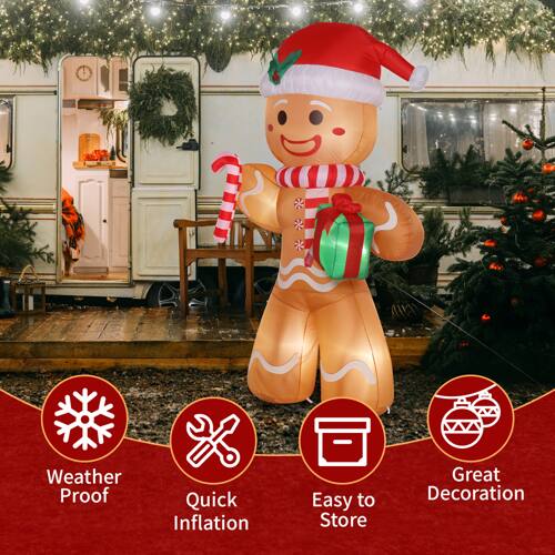 Weather Proof  
Quick Inflation  
Easy to Store  
Great Decoration