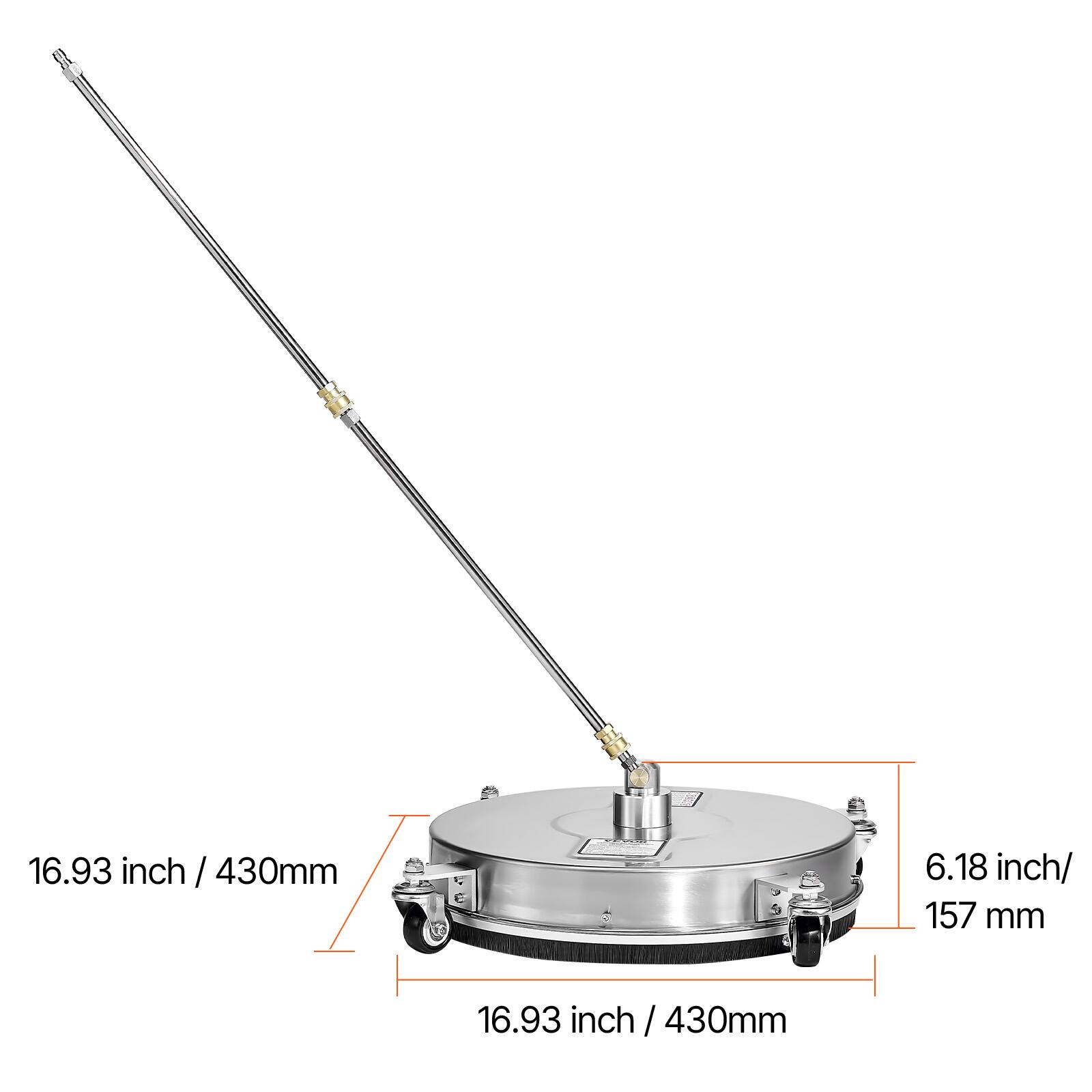 16.93 inch / 430mm  
6.18 inch / 157 mm