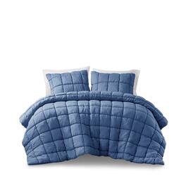 Gracie Mills - 3-PC Wonderland Comforter Mini Set - Navy