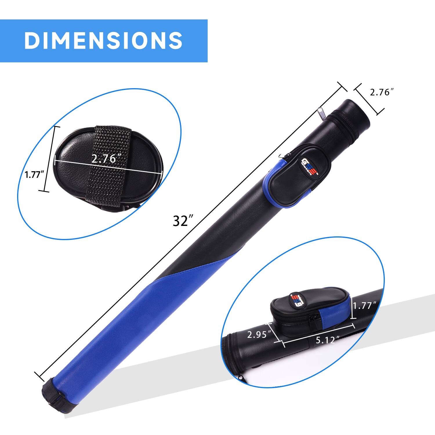 DIMENSIONS 2.76" 1.77" 32" 1.77" 2.95 5.12"