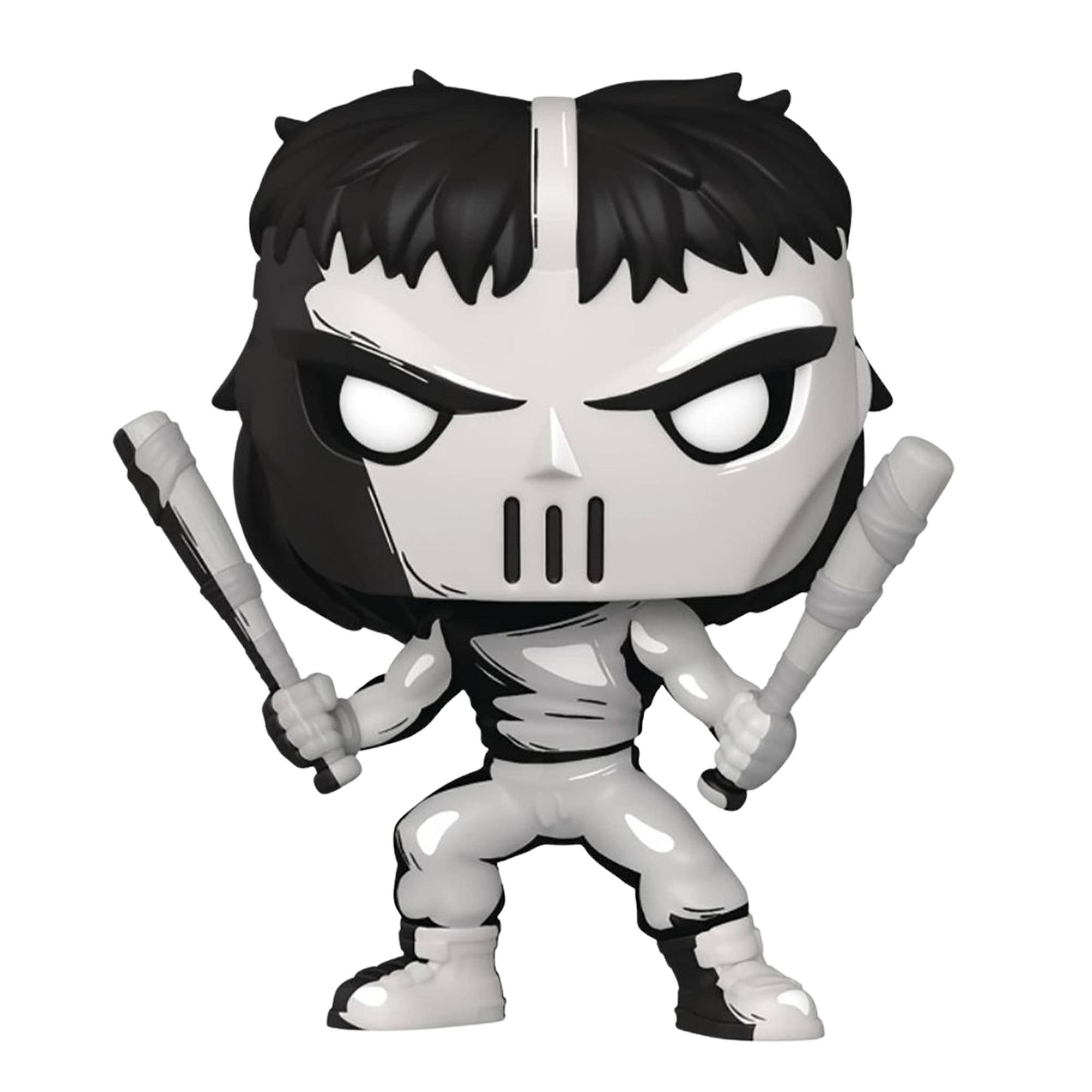 Alt View 10. Funko - TMNT Funko POP Vinyl Figure | Casey Jones B&W Exclusive - Grey.