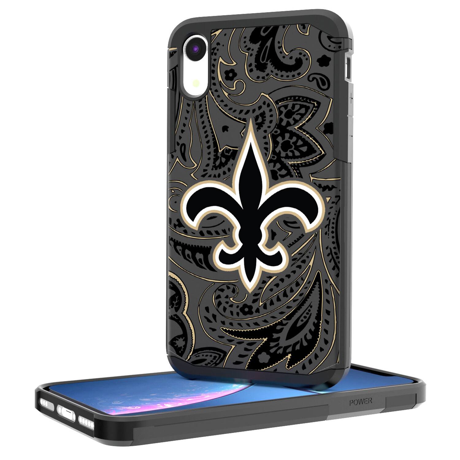 Keyscaper - NFL - New Orleans Saints iPhone Rugged Paisley Design Case - 12 Pro Max - Multicolor price history on PriceWatchPro