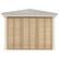 Front Zoom. Yardistry - 10 ft. Meridian Cedar Privacy Wall - Brown.