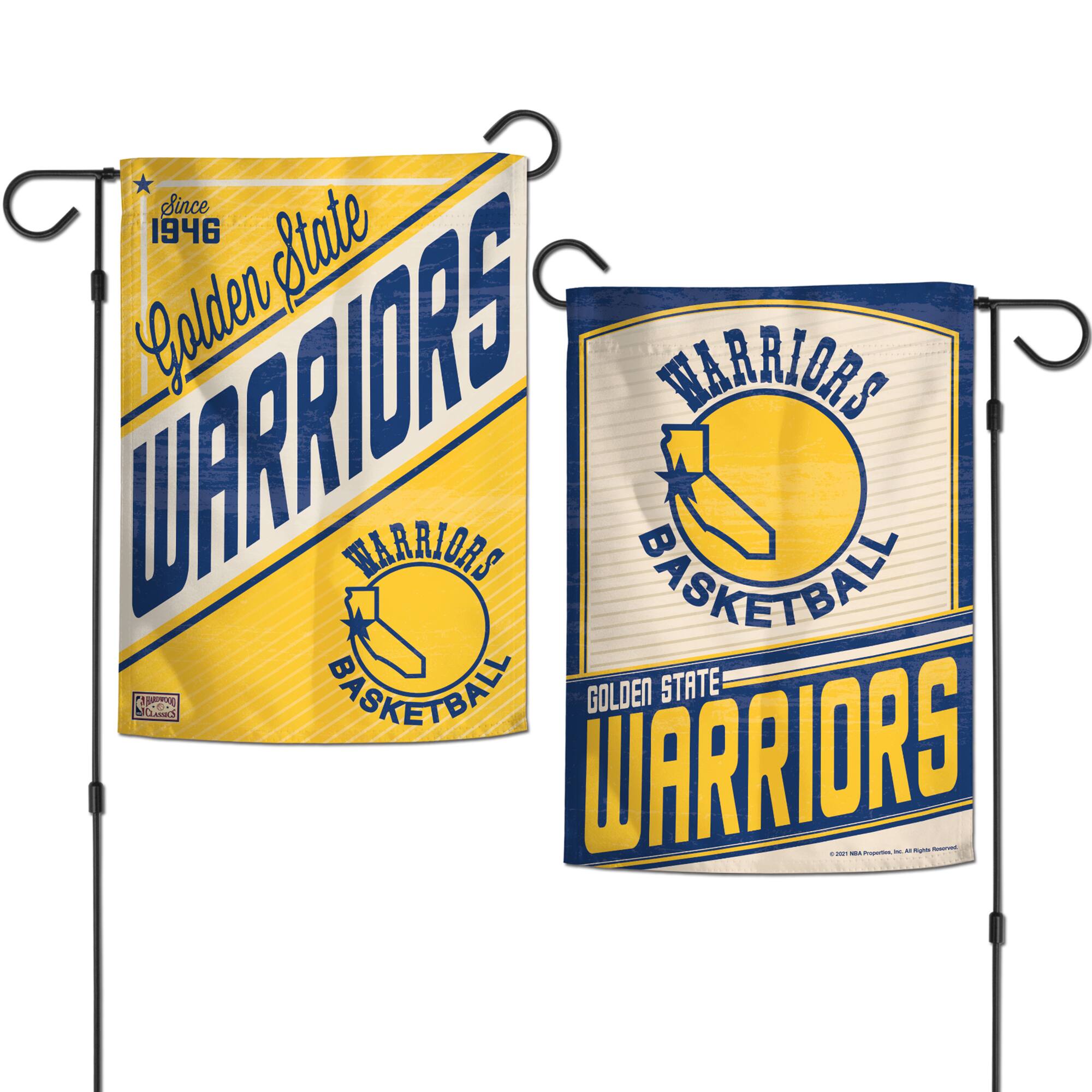 Since 1946  
Golden State WARRIORS  
WARRIORS BASKETBALL  

GOLDEN STATE WARRIORS  
WARRIORS BASKETBALL