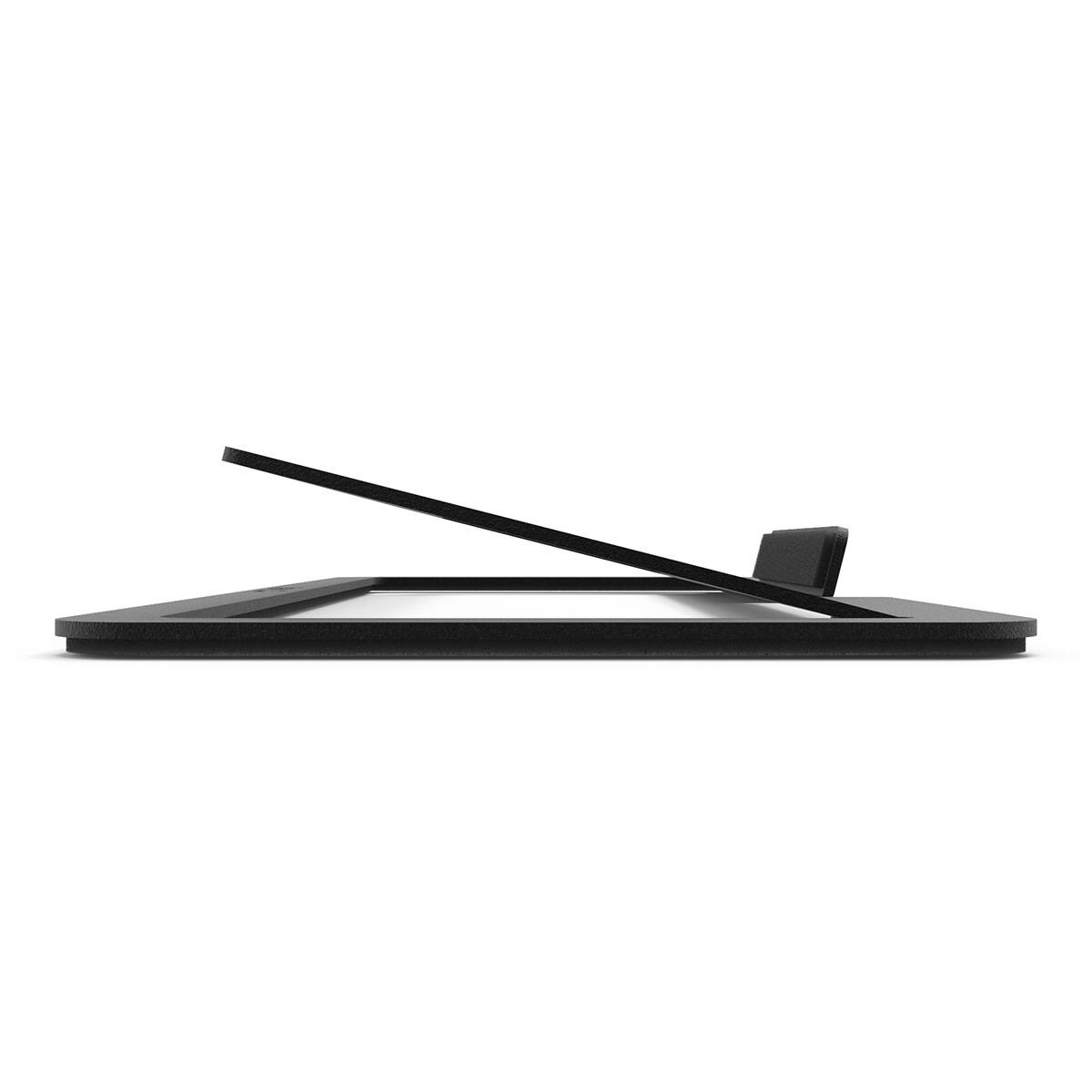 Alt View 9. Kanto - Low-Profile Angled Sound Bar and Center Channel Speaker Stand - Black.