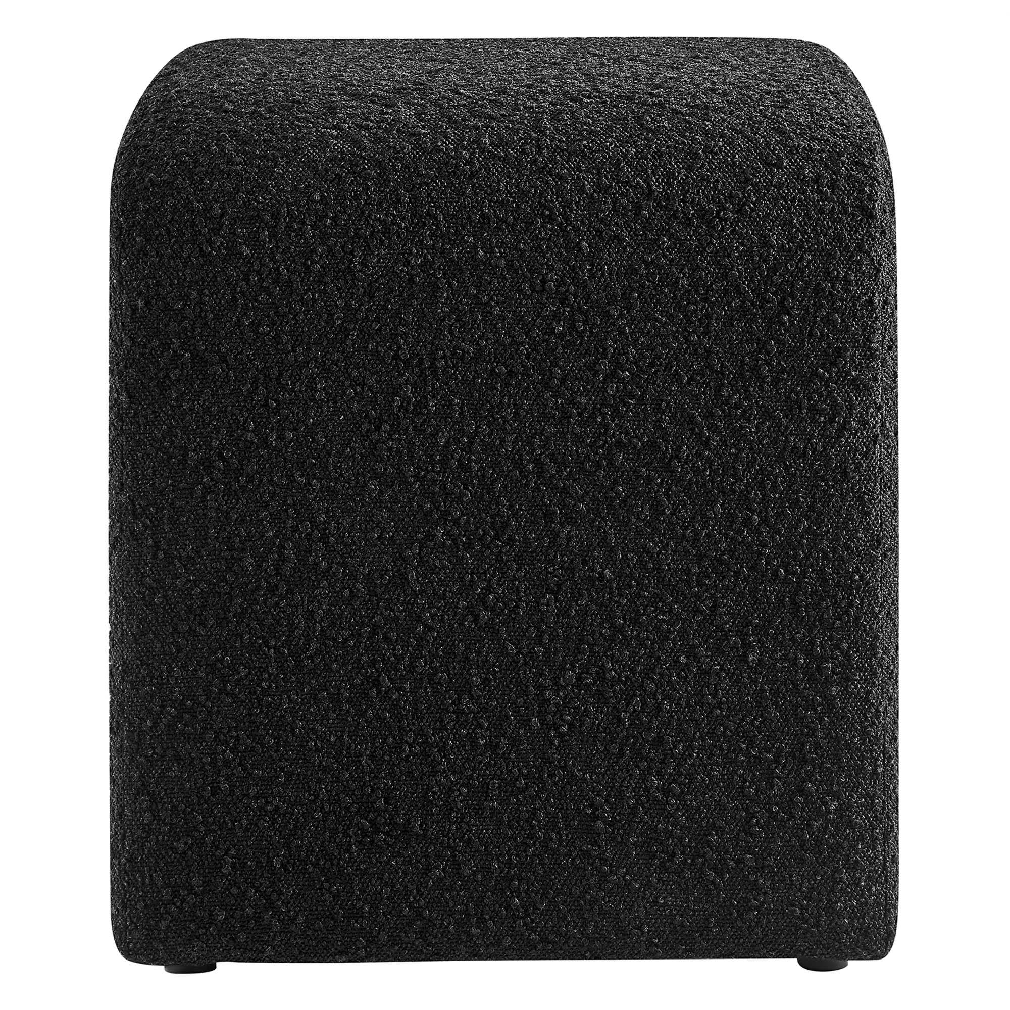 Back. Modway - Simba Boucle Fabric Waterfall Stool by Modway - Black.