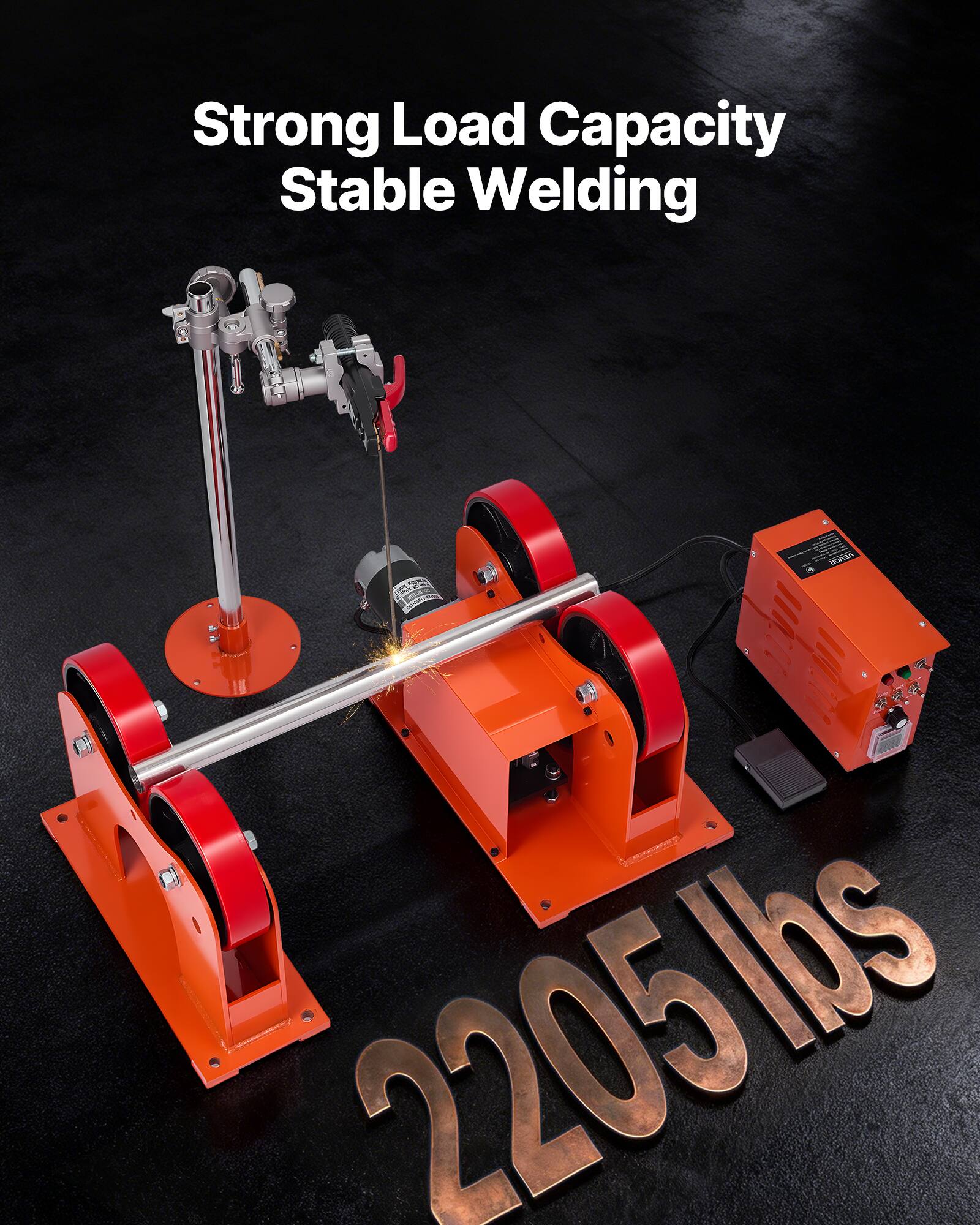 Strong Load Capacity Stable Welding  
2205 lbs