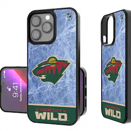 Keyscaper - NHL - Minnesota Wild iPhone Bump Ice Design Case - 14 - Multicolor