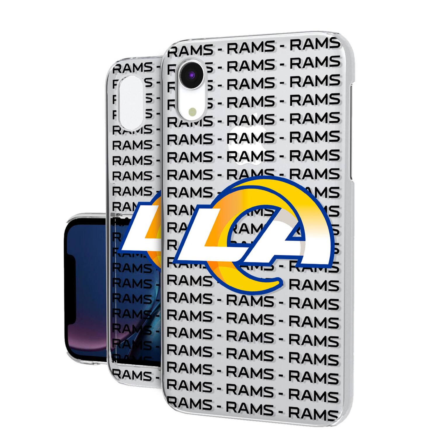 Keyscaper - NFL - Los Angeles Rams iPhone Clear Text Backdrop Design Case - 15 Plus - Multicolor price history on PriceWatchPro