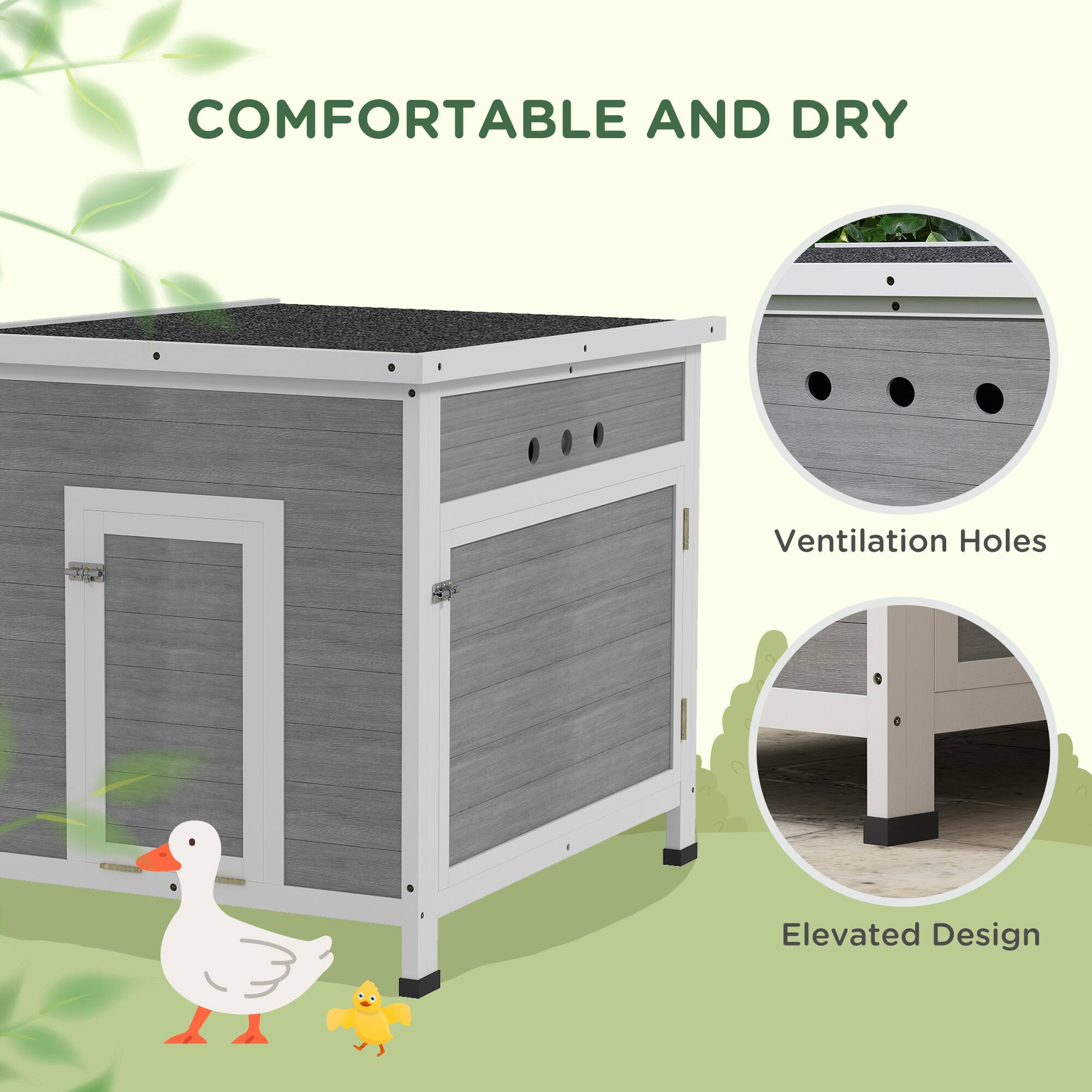 COMFORTABLE AND DRY

Ventilation Holes

Elevated Design