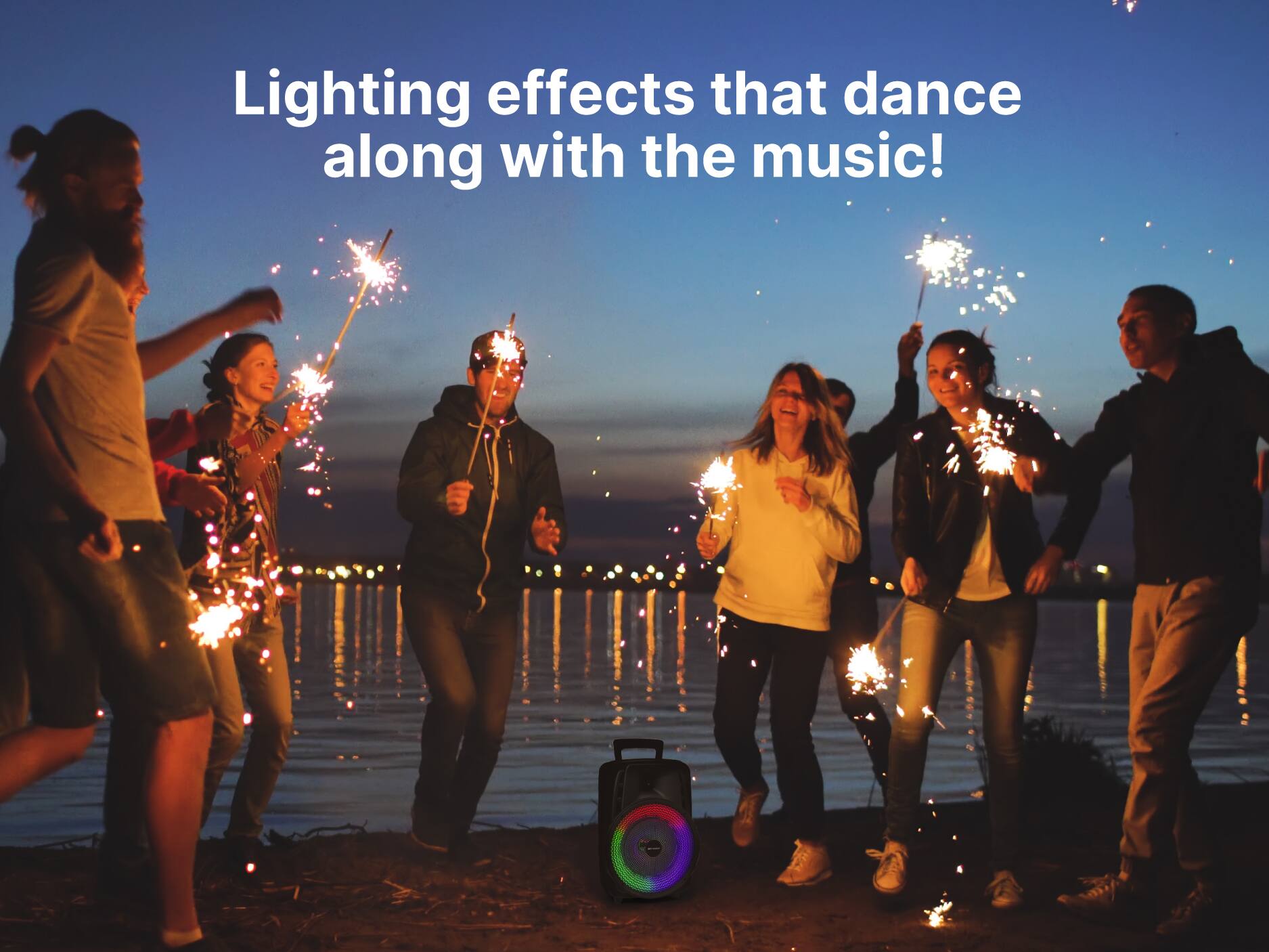 Lighting effects that dance along with the music!